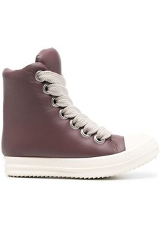 RICK OWENS padded lace-up sneakers