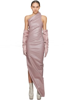 Rick Owens Pink Athena Denim Maxi Dress