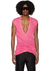 Rick Owens Pink Dylan T-Shirt