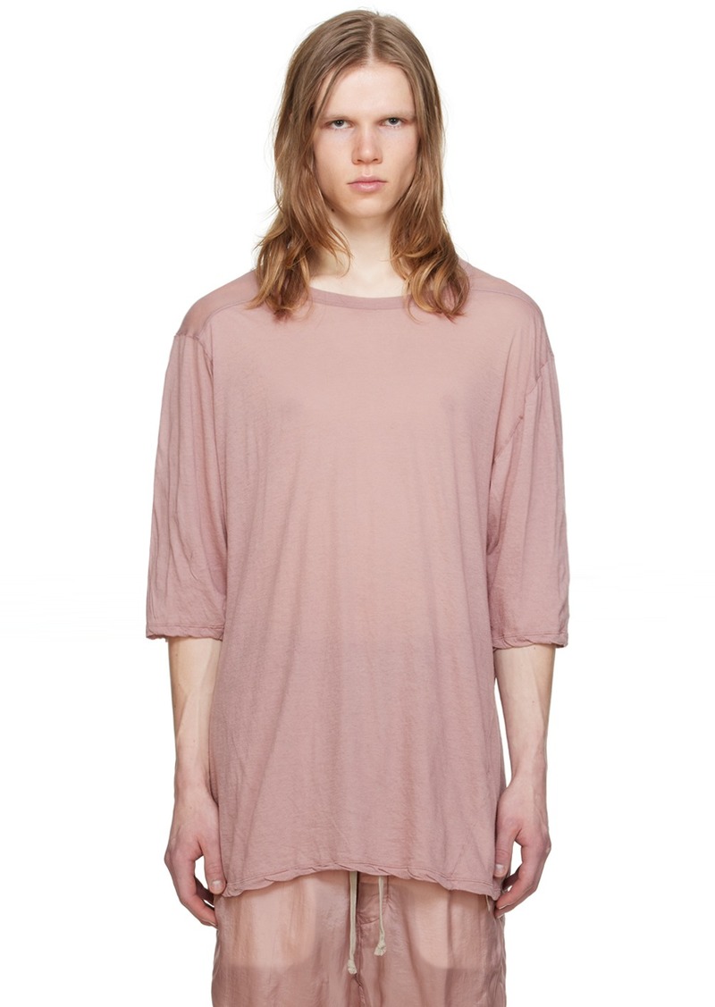 Rick Owens Pink Tommy T-Shirt