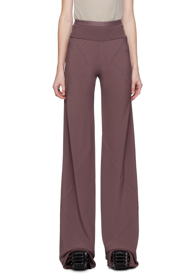 Rick Owens Purple Bias Lounge Pants