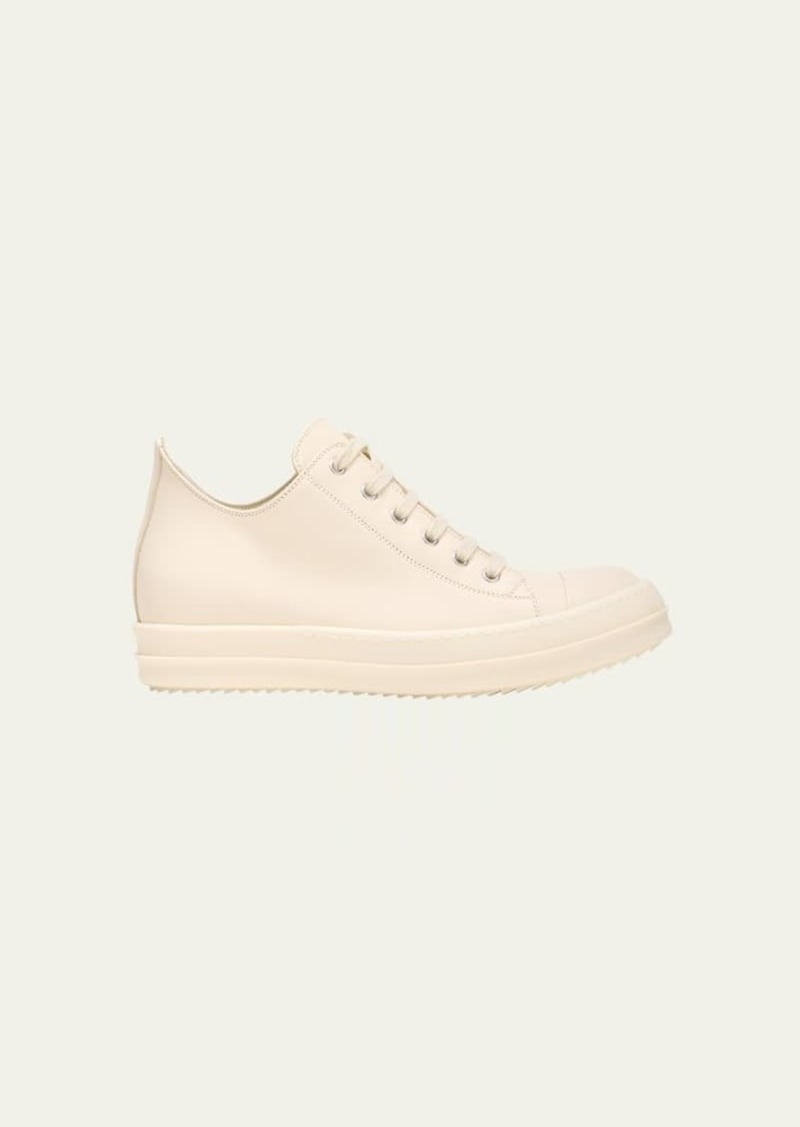 Rick Owens Scarpe Leather Low-Top Sneakers