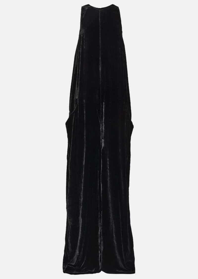 Rick Owens Senza velvet jumpsuit