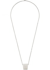 Rick Owens Silver Dogtag Necklace