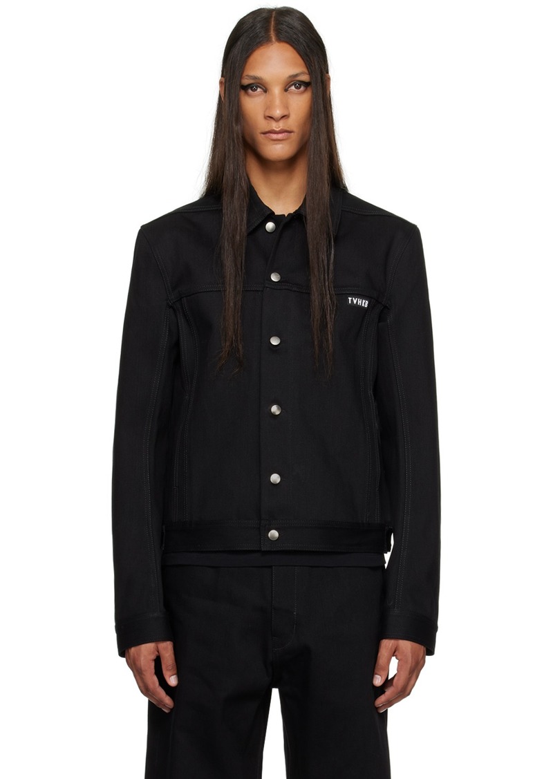 Rick Owens SSENSE Exclusive Black KEMBRA PFAHLER Edition Denim Jacket