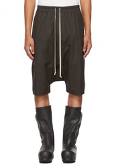 Rick Owens SSENSE Exclusive Brown Forever Rick's Pods Shorts