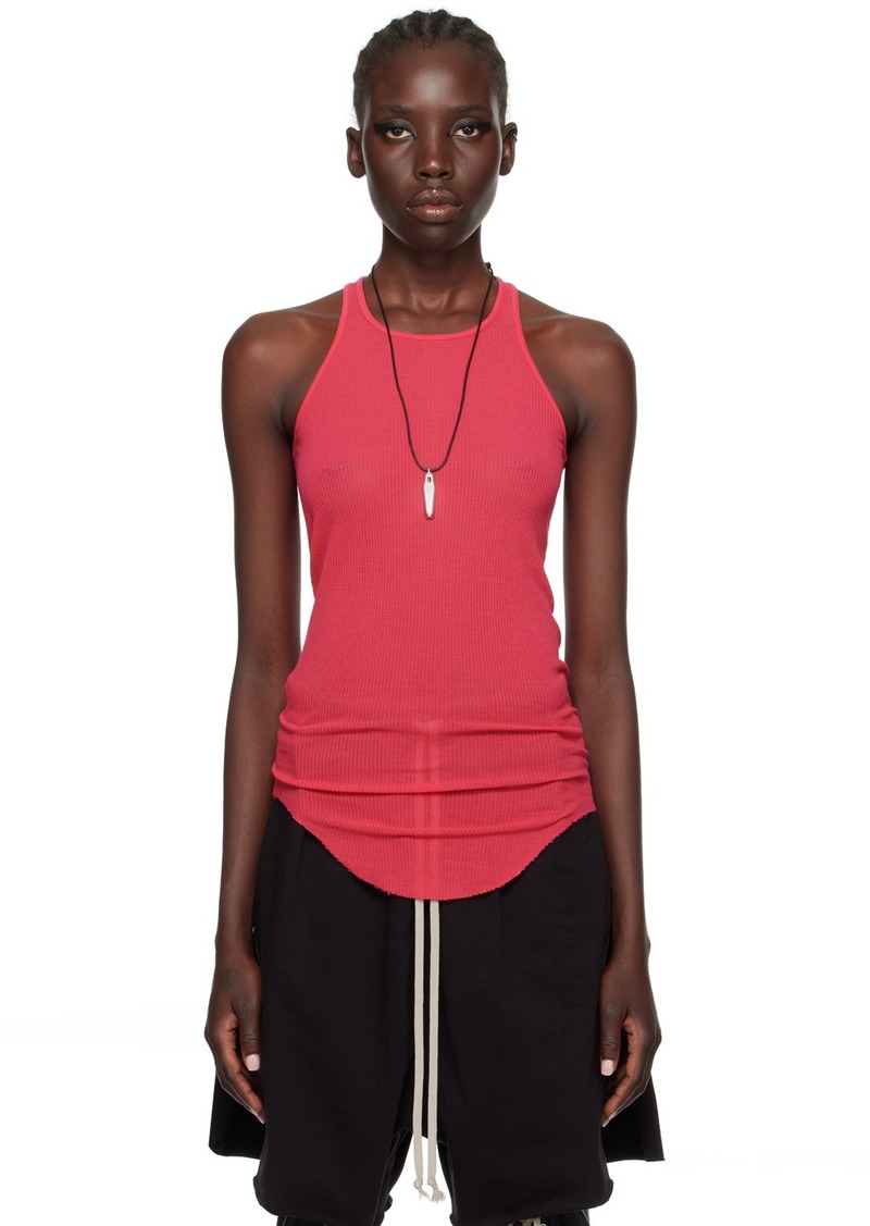 Rick Owens SSENSE Exclusive Pink KEMBRA PFAHLER Edition Tank Top