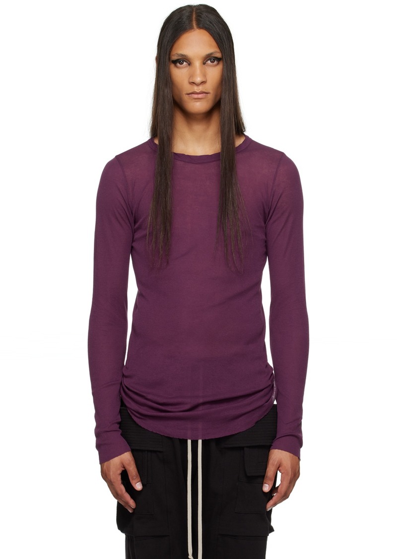 Rick Owens SSENSE Exclusive Purple KEMBRA PFAHLER Edition Long Sleeve T-Shirt