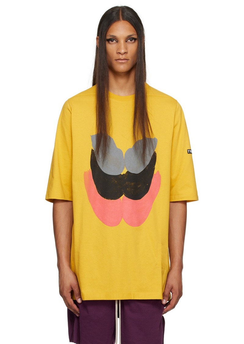 Rick Owens SSENSE Exclusive Yellow KEMBRA PFAHLER Edition Jumbo T-Shirt