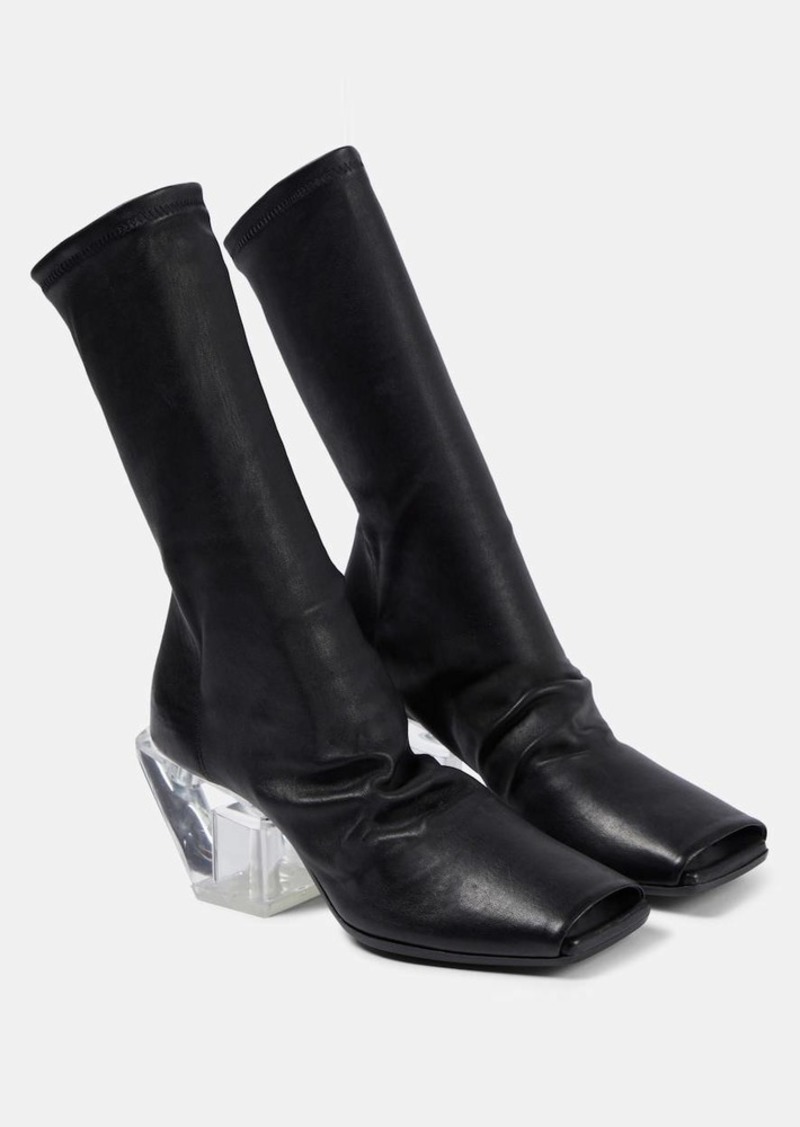 Rick Owens Stretch leather ankle boots