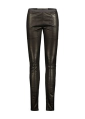 RICK OWENS STROBE LEGGINGS IN NAPPA LEATHER CLOTHING