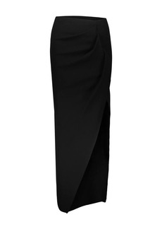 RICK OWENS STROBE RENT SKIRT IN STRETCH KNIT VISCOSE CLOTHING