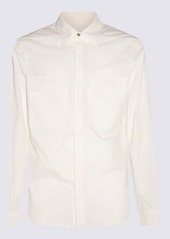 RICK OWENS WHITE COTTON SHIRT