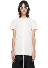 Rick Owens White Golf Shirt