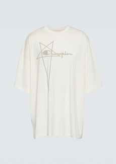 Rick Owens x Champion cotton T-shirt