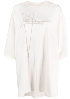 RICK OWENS X CHAMPION Logo cotton t-shirt
