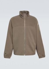 Rick Owens x Champion Mountain asymmetric cotton jacket
