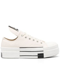 RICK OWENS x DRKSHDW oversized-tongue lace-up sneakers