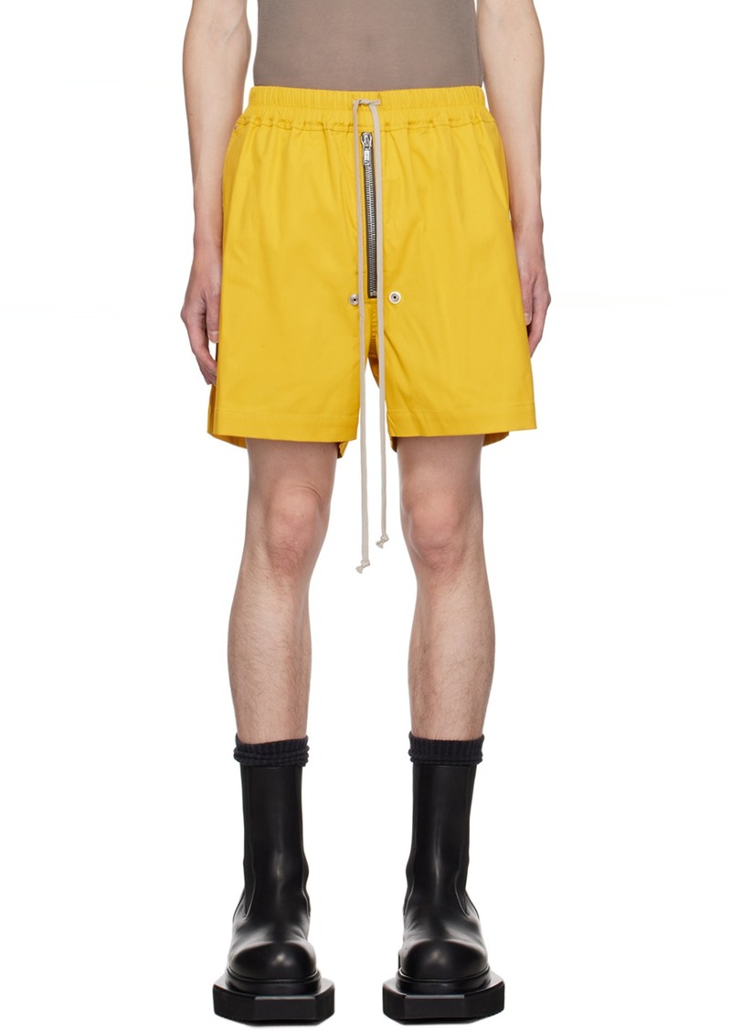 Rick Owens Yellow Porterville Bela Boxers Shorts