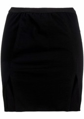 Rick Owens side-slit mini skirt