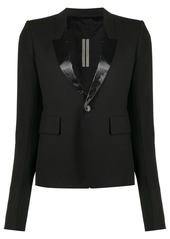 Rick Owens single-breasted fitted blazer