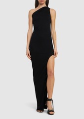 Rick Owens Sivaan Ziggy One-shoulder Split Dress