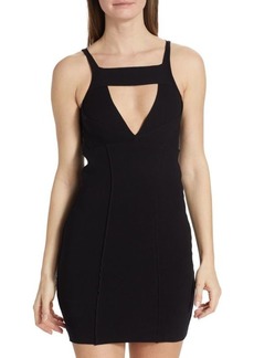 Rick Owens Sling Stretch Cut-Out Minidress