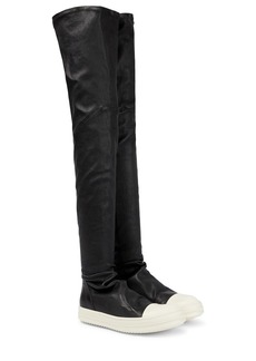 Rick Owens Stocking over-the-knee leather boots