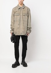 Rick Owens stonewashed denim shirt