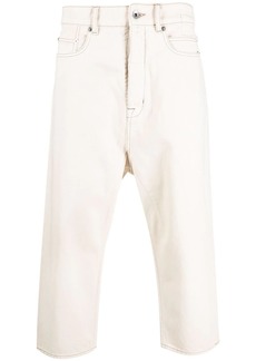 Rick Owens straight leg cropped jeans