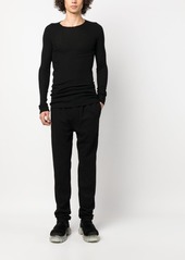 Rick Owens straight-leg wool track pants