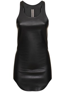 Rick Owens Stretch Leather Sleeveless Top