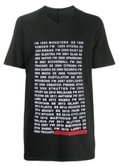 Rick Owens text-print T-shirt