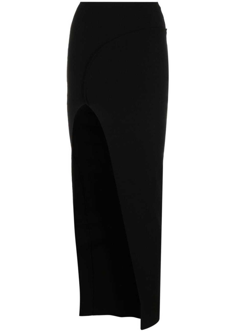 Rick Owens Theresa panelled midi skirt