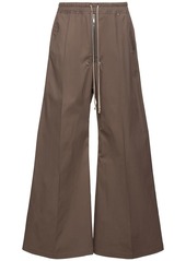 Rick Owens Wide Bela Stretch Cotton Pants