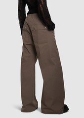 Rick Owens Wide Bela Stretch Cotton Pants