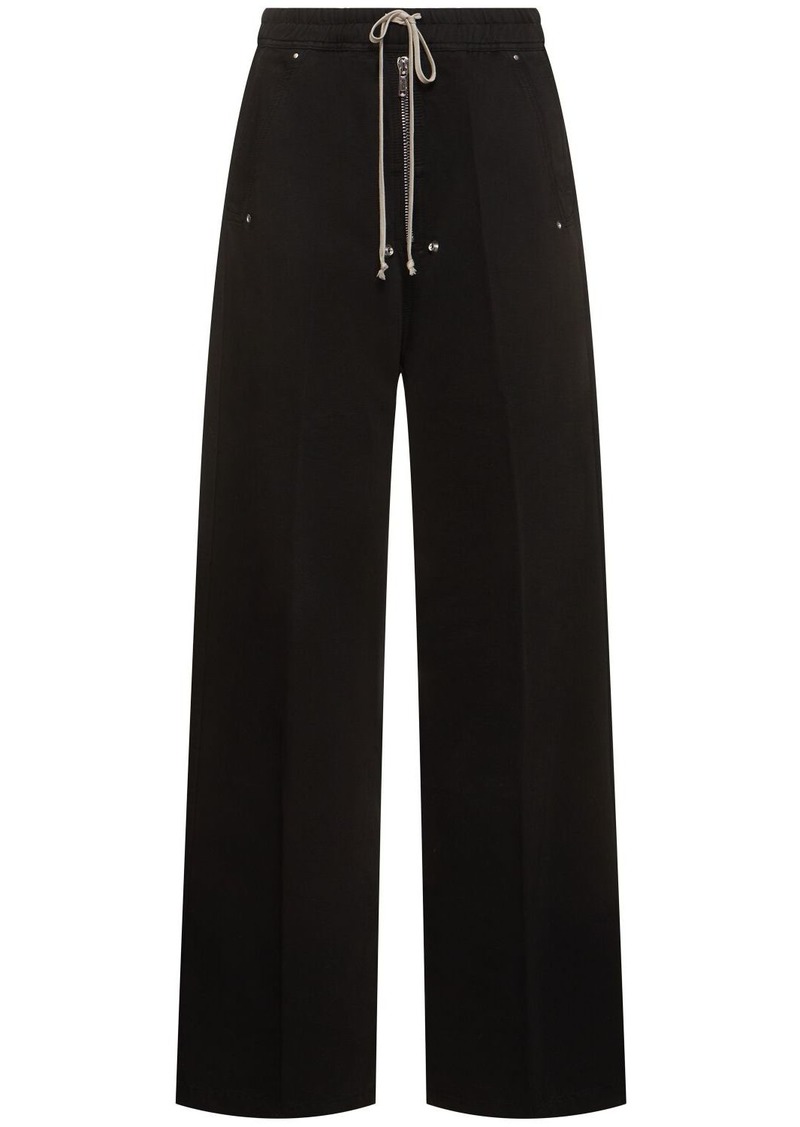 Rick Owens Wide Nylon Zip Pants