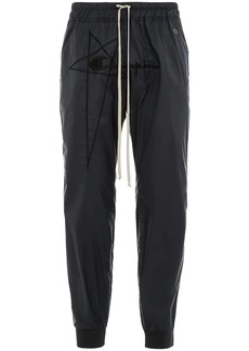 Rick Owens x Champion logo-embroidered track pants