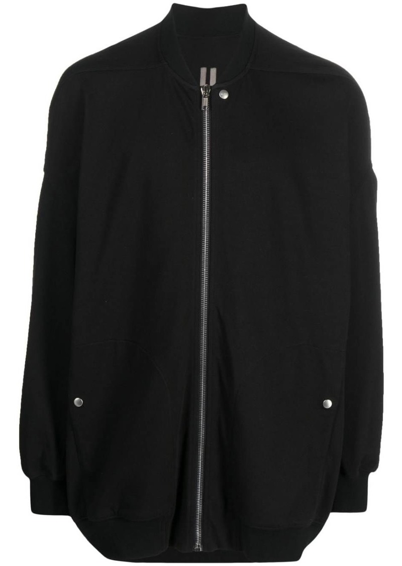 Rick Owens zip-up cotton bomber jacket