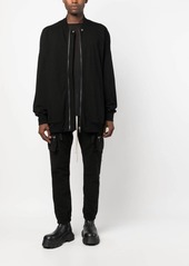 Rick Owens zip-up cotton bomber jacket