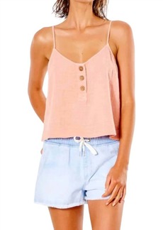 Rip Curl Classic Surf Cami In Light Coral