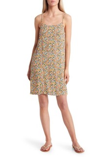 Rip Curl Afterglow Floral Minidress in Green at Nordstrom