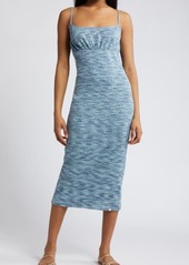 Rip Curl Bobbi Space Dye Cotton Blend Rib Dress