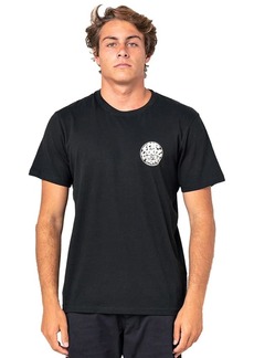 Rip Curl Icons Tee Logo Graphic Cotton Jersey T-Shirt for Men