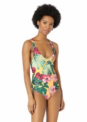 Rip Curl Junior's Hanalei Bay Cheeky One Piece Swimsuit  M
