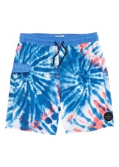 Rip Curl Kids' World Camp Volley Shorts in Blue at Nordstrom