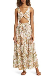 Rip Curl La Quinta Floral Smocked Maxi Dress