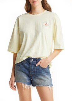 Rip Curl Locals Only Cotton Graphic Tee in Light Green at Nordstrom