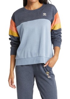 Rip Curl Melting Mixed Pullover in Navy at Nordstrom