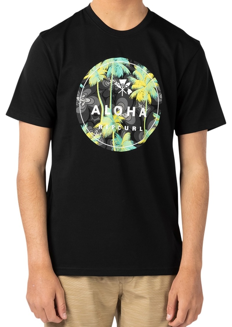 Rip Curl Men's Aloha Prem Short Sleeve T-shirt - Black